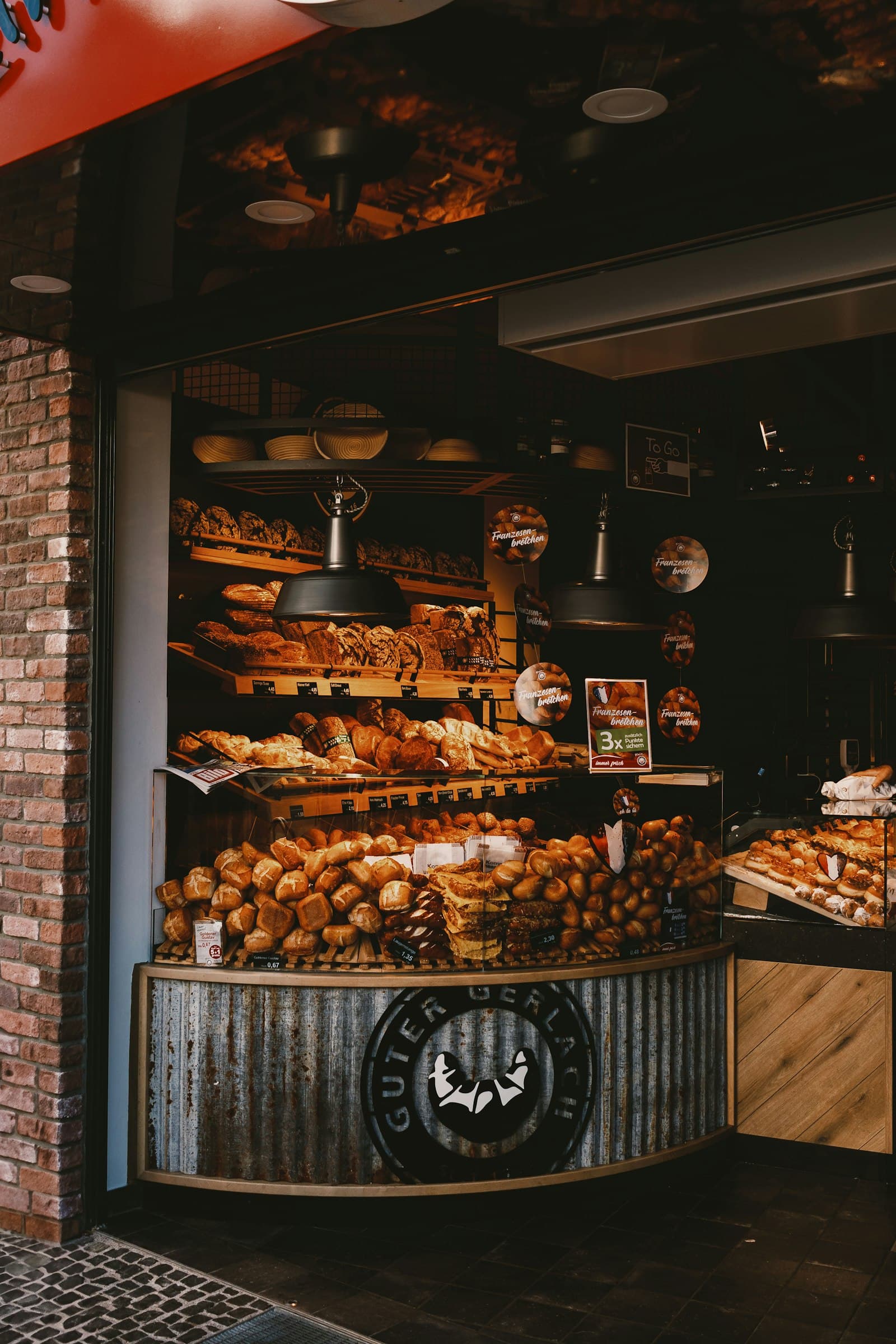 Fresh breads and bakery selection